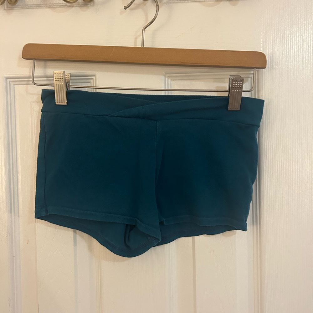 Teal Kids Dance Shorts